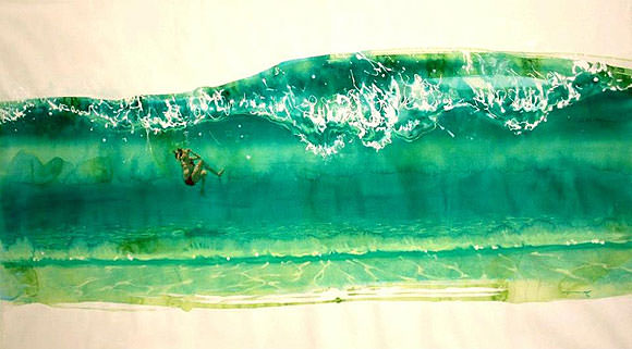 Las aguas profundas de Nuria Meseguer inundan la Casa de los Coroneles (Fuerteventura) // CanariasCreativa.com