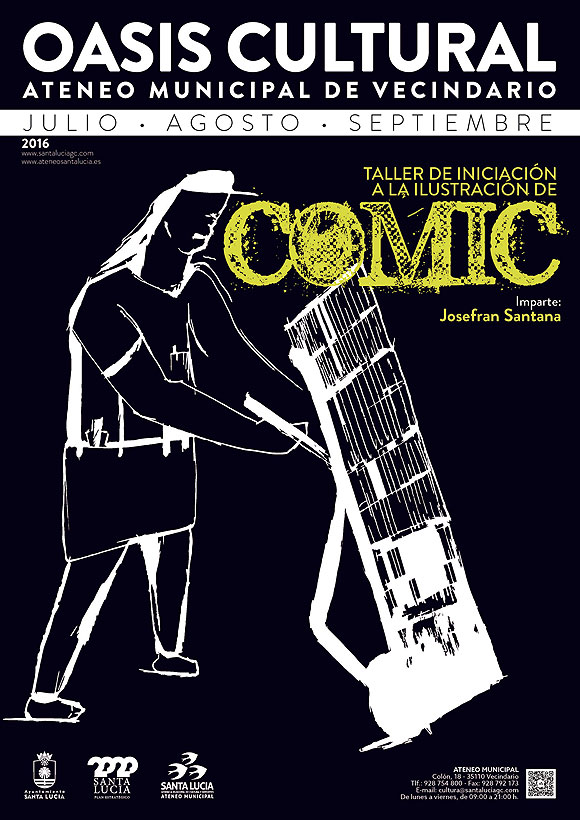 Cómic, dibujo, fotografía, títeres.... Todo un "Oasis Cultural" en Santa Lucía (GC) // CanariasCreativa.com