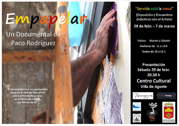 El arte del creador multidisciplinar Paco Arana toma el Centro Cultural de la Villa de Agaete (Gran Canaria)