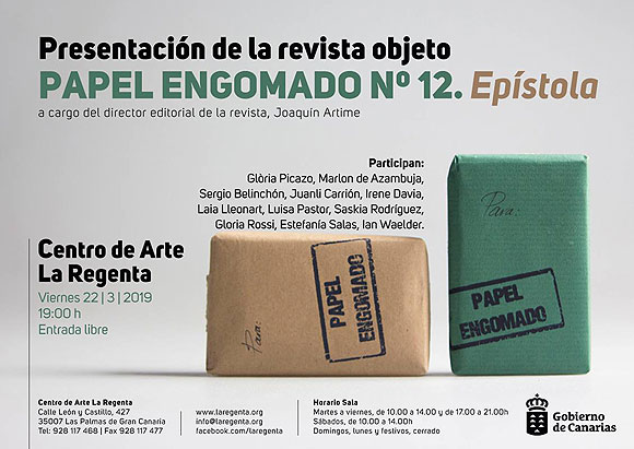 «Papel engomado» vuelve a La Regenta // CanariasCreativa.com