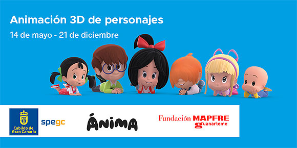 La SPEGC, Ánima y la Fundación Mapfre Guanarteme presentan un curso de Animación 3D de Personajes para profesionales // CanariasCreativa.com