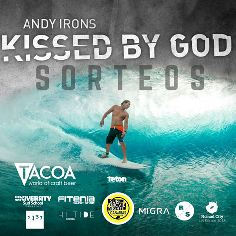 El estreno de la película «Andy Irons: Kissed by God« tendrá dos fechas en Canarias dentro de su tour mundial. // CanariasCreativa.com