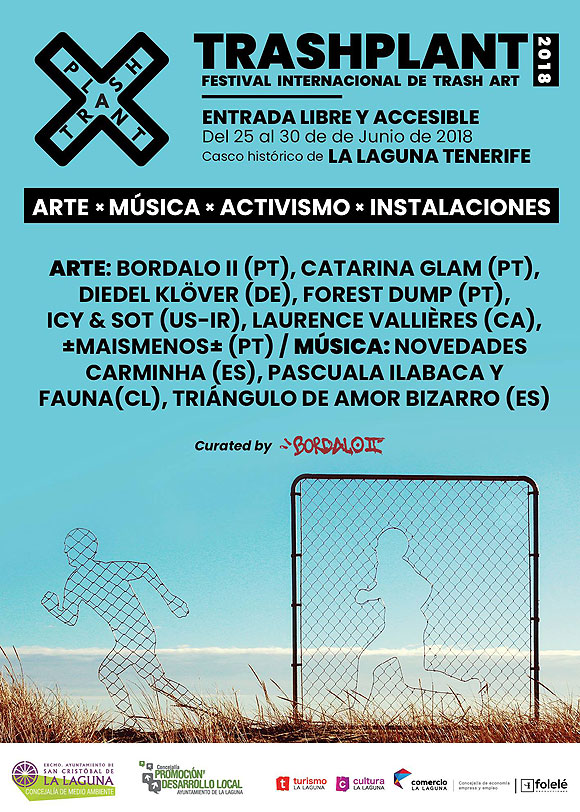 Trashplant, el festival del arte de la basura, del 25 al 30 de junio en La Laguna. // CanariasCreativa.com