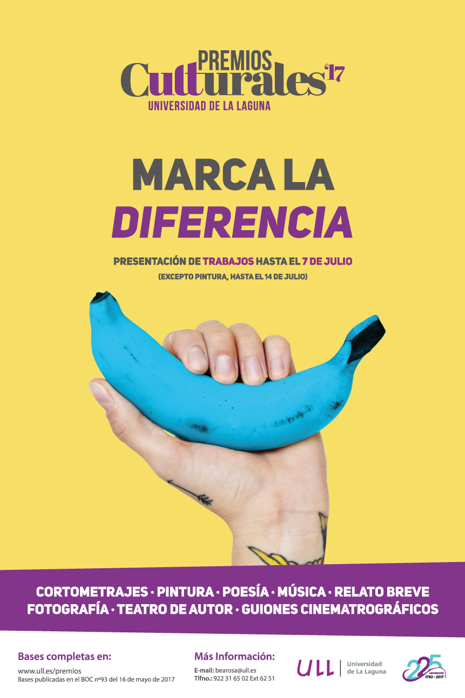 Abierta una nueva convocatoria de los Premios Culturales de la Universidad de La Laguna // CanariasCreativa.com