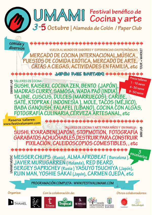 UMAMI, festival benéfico de cocina y artes relacionadas   // CanariasCreativa.com