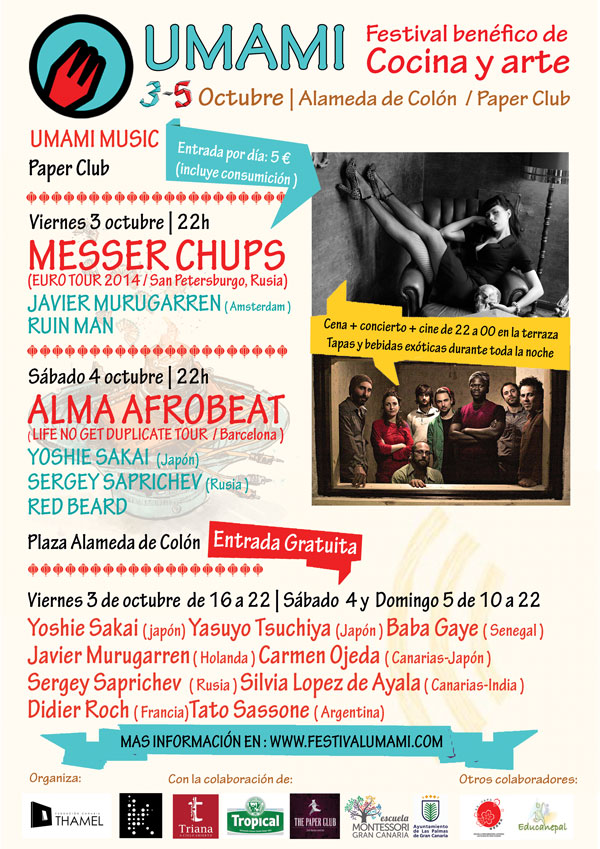 UMAMI, festival benéfico de cocina y artes relacionadas   // CanariasCreativa.com