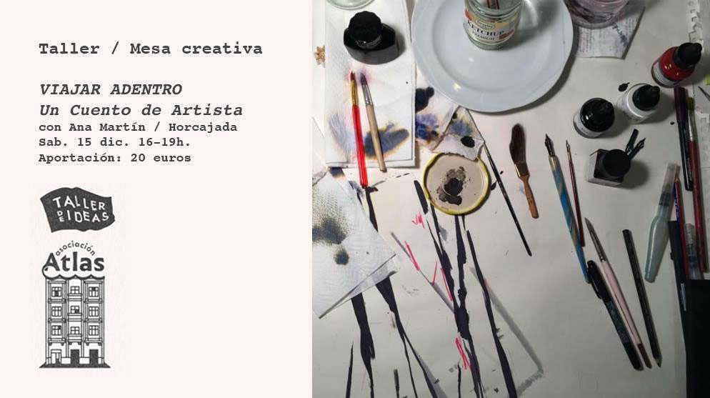 La Asociación Atlas Gran Canaria organiza el taller «Viajar adentro. Un cuento de artista» con Horcajada Acción-Edición-Reacción // CanariasCreativa.com