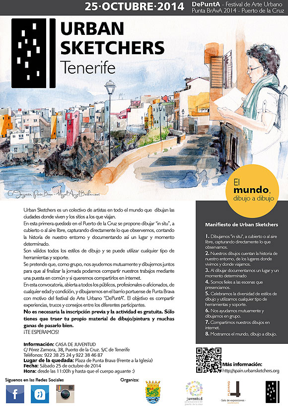 Urban Sketchers Tenerife // CanariasCreativa.com