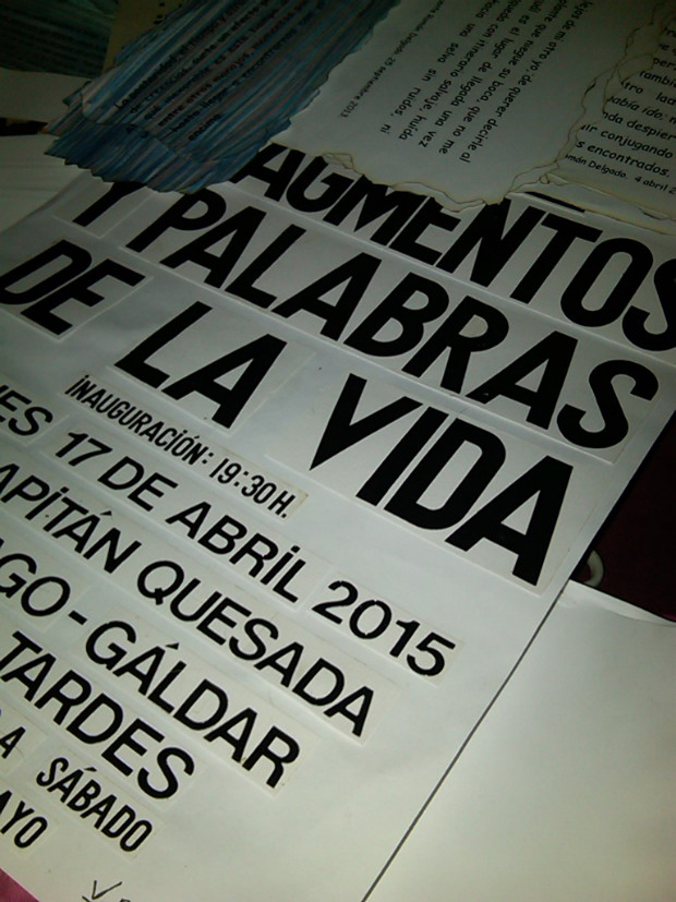 La muestra "Fragmentos y palabras de la vida" de Vicente Román Delgado inunda la Casa Capitán Quesada // CanariasCreativa.com