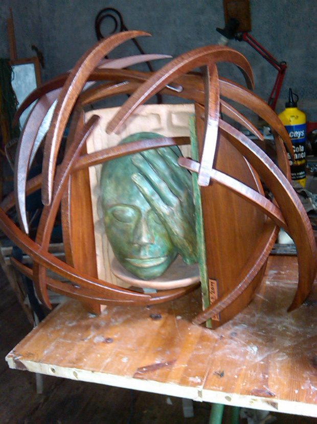 La muestra "Fragmentos y palabras de la vida" de Vicente Román Delgado inunda la Casa Capitán Quesada // CanariasCreativa.com