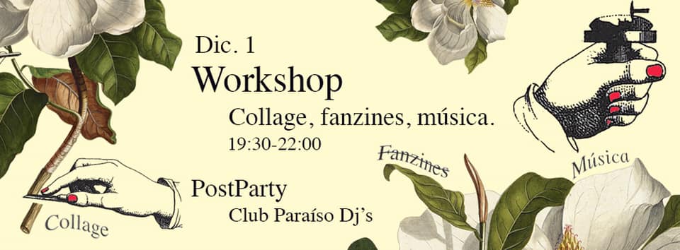 El próximo 1 de diciembre: workshop de Collage, fanzines y música en Equipo PARA. // CanariasCreativa.com