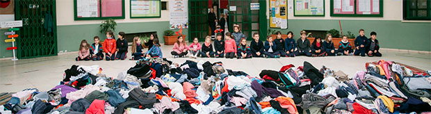 600 kilos de ropa usada contra el cambio climático // CanariasCreativa.com