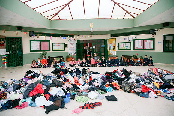 600 kilos de ropa usada contra el cambio climático // CanariasCreativa.com